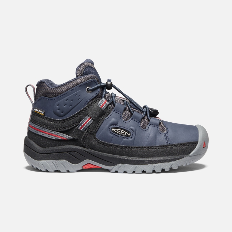 Keen Targhee Waterproof Boots - Kids' Blue Red Boots